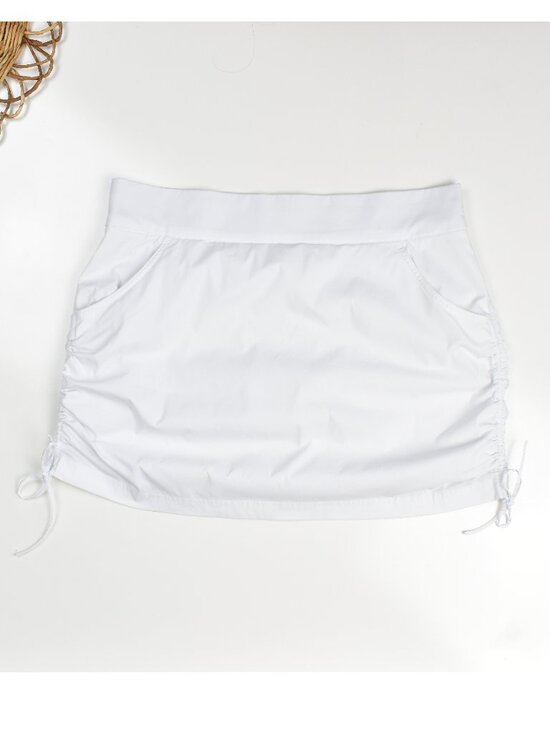 Columbia Pants - Columbia Women's All Seasons Ruched Skort Skirt White - L